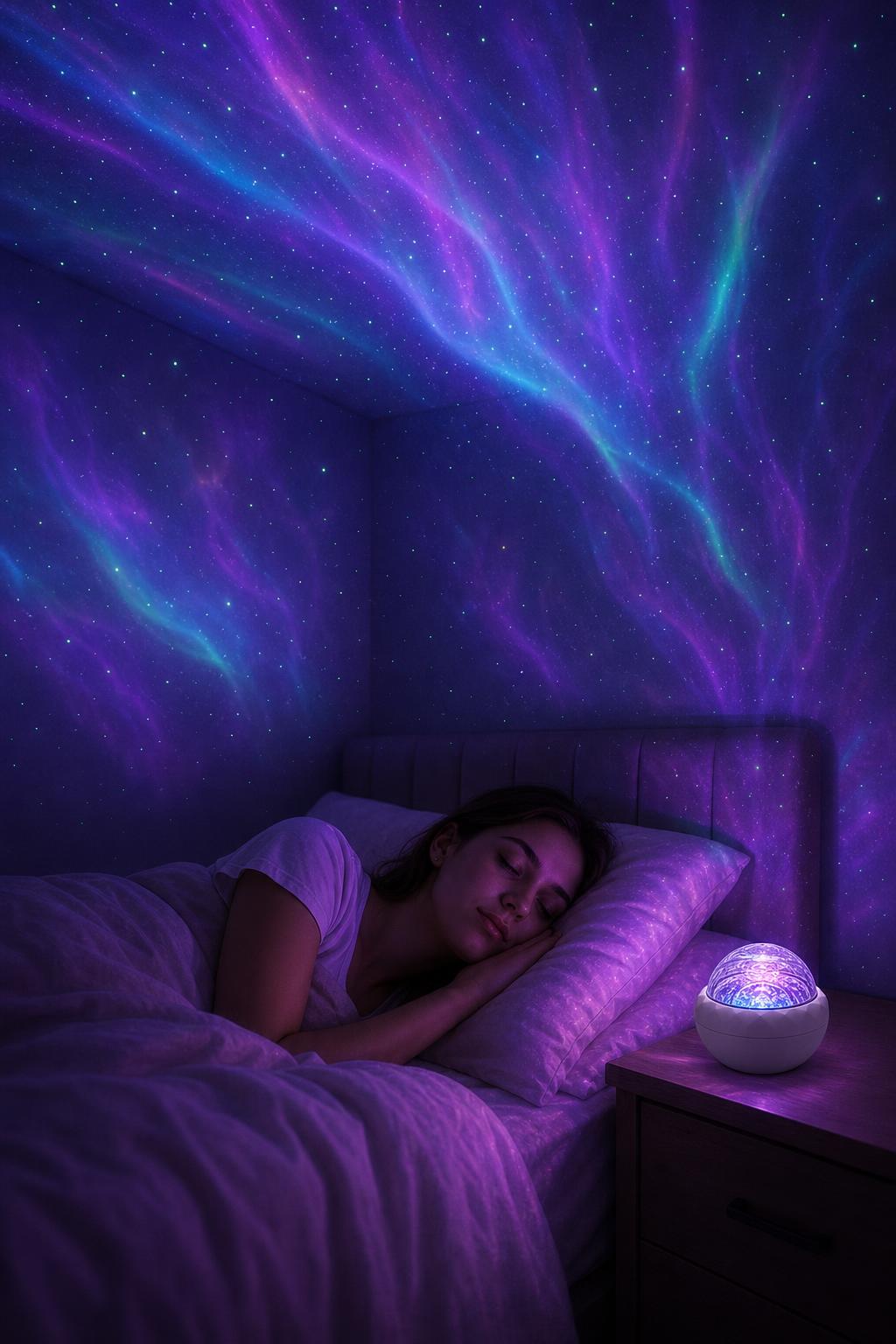 Duerme bajo un [cielo mágico]
